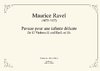 Ravel, Maurice: "Pavane pour une infante défunte" para 12 chelos con arpa ad lib.