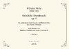 Mohr, Wilhelm: Geistliche Abendmusik op. 4 für Soli, gemischten Chor und kleines Orchester