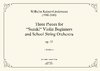 Kaiser-Lindemann, Wilhelm: Three Pieces for "Suzuki“ Violin Beginners and School String Orch. op. 37