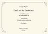 Haydn, Joseph: "Das Lied der Deutschen" for 12 Celli with D.B. ad lib.
