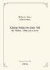 Mohr, Wilhelm: Kleine Suite im alten Stil für Violine/Flöte und Klavier