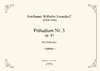 Kranzhoff, Ferdinand Wilhelm: Preludio N° 3 op. 43 para orquesta