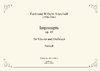 Kranzhoff, Ferdinand Wilhelm: Impromptu op. 45 für Klavier und Orchester (Particell 2 Klaviere)