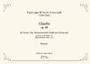 Kranzhoff, Ferdinand Wilhelm: "Glaube" op. 68 para tenor, coro y conjunto de viento