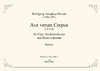 Mozart, Wolfgang Amadeus: Ave verum corpus KV 618 para coro y orquesta de cuerdas