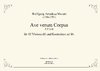 Mozart, Wolfgang Amadeus: Ave verum corpus KV 618 für 12 Violoncelli und Kontrabass ad lib.